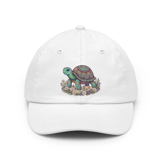 Color: White | Hippy Turtle Dad Hat