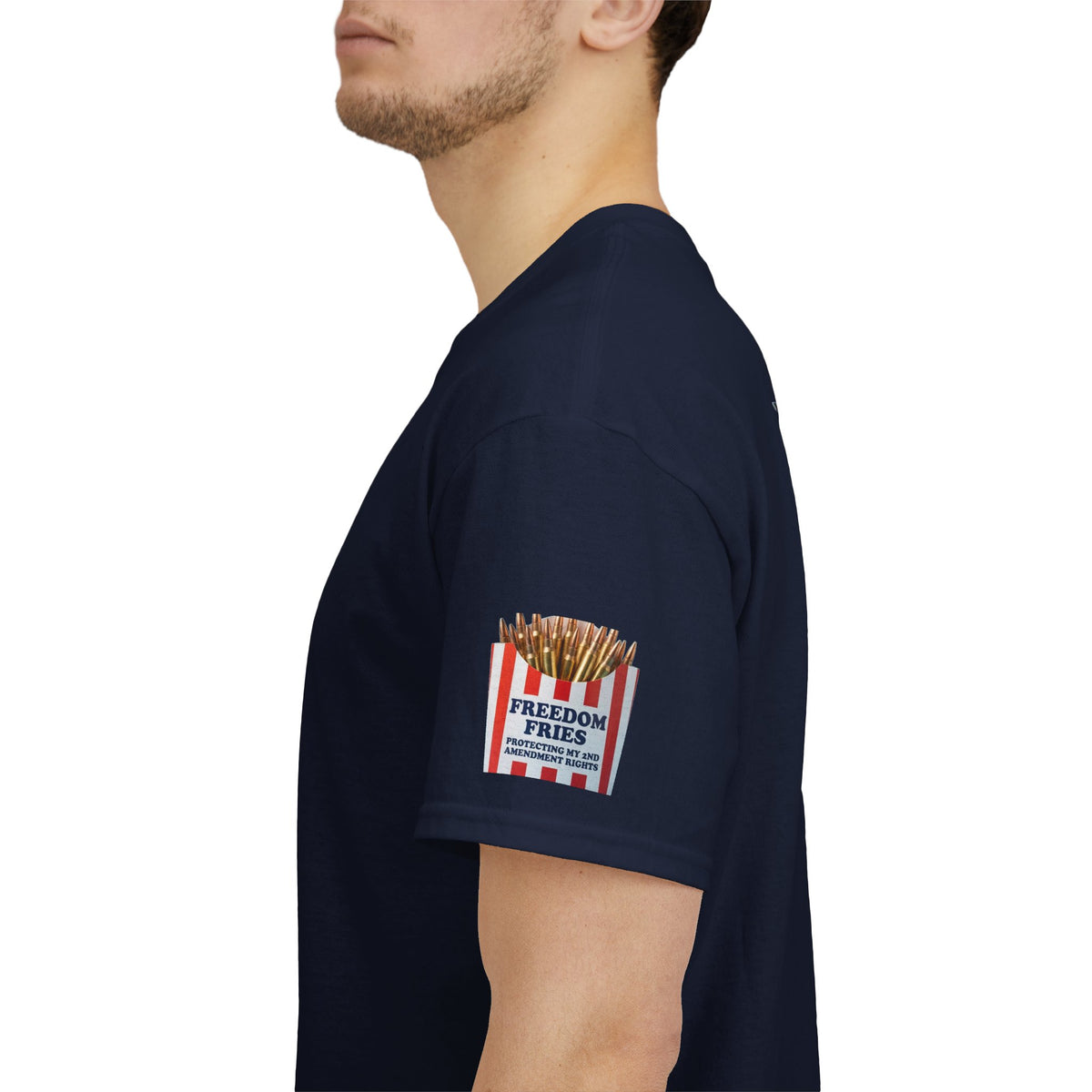 Color: Navy | Freedom Fries Premium Graphic Tee