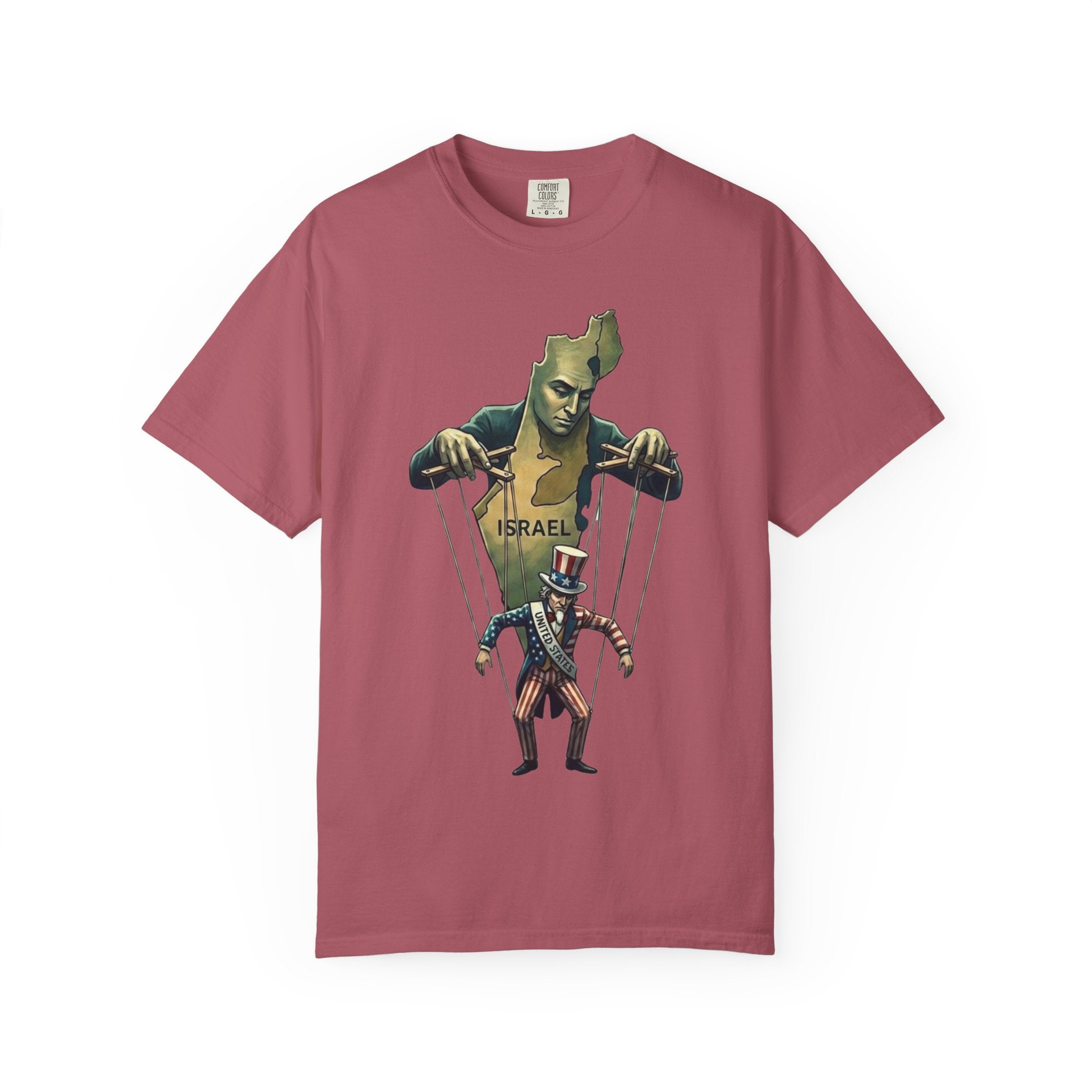 "The Global Puppet Master" Unisex Garment-Dyed T-shirt