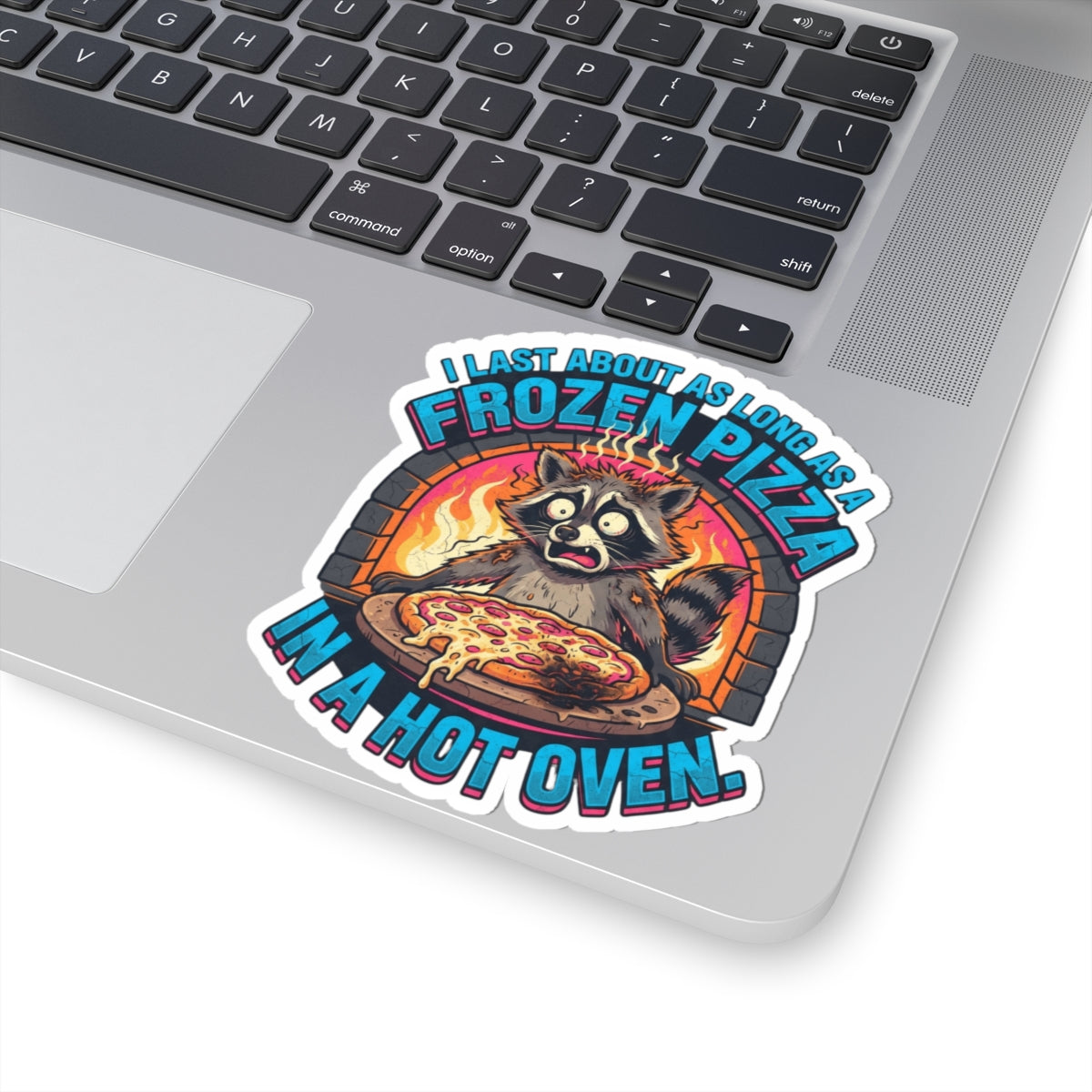 "Frozen Pizza in a Hot Oven" Sticker — Main