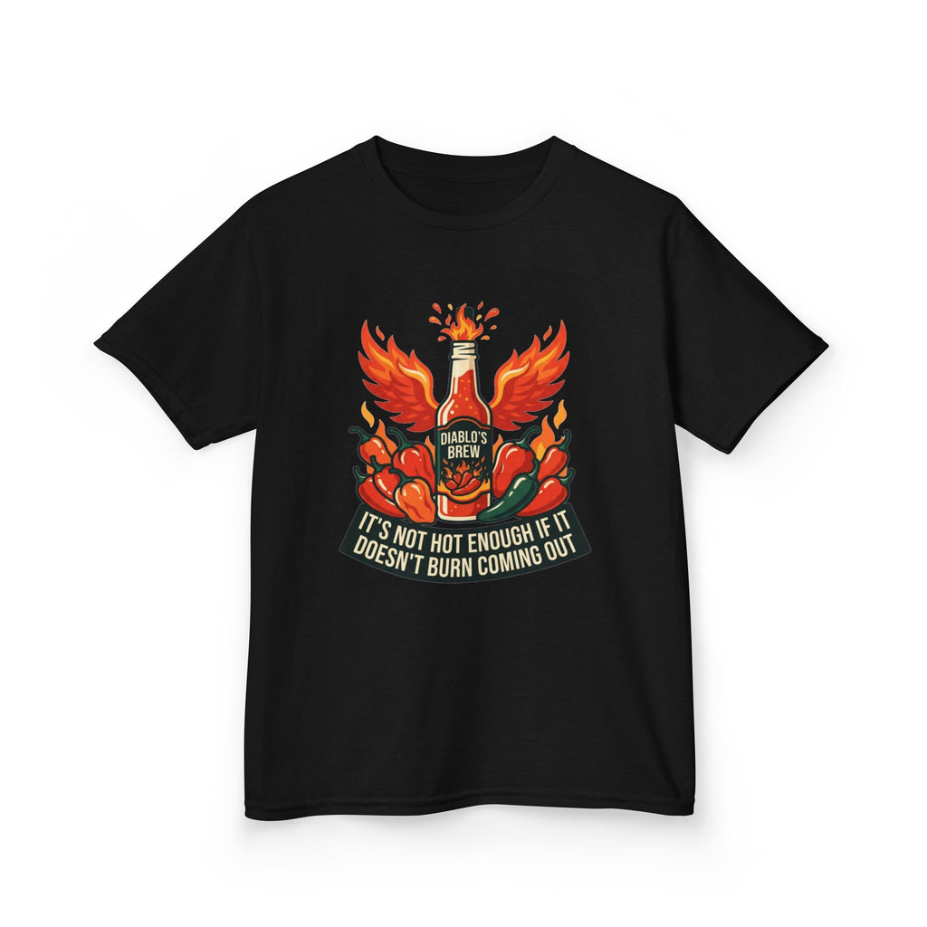 "Burns Coming Out" Kids Tee