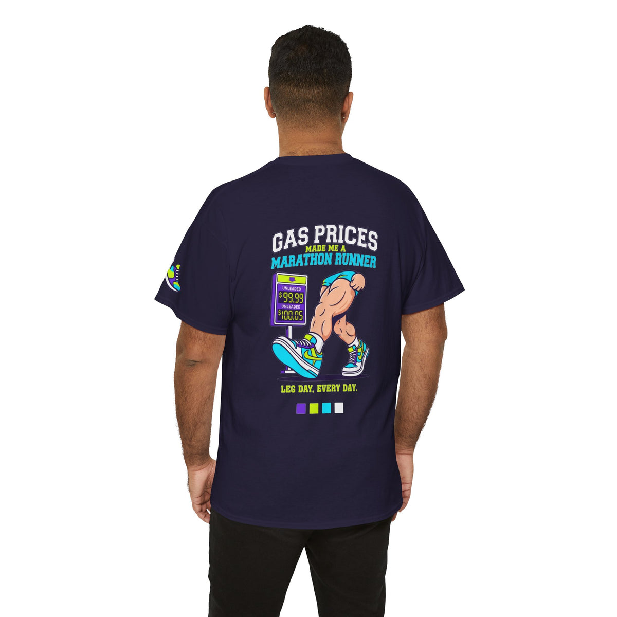 Color: Blackberry | Gas Prices Made Me a Marathon Runner Premium Graphic Tee