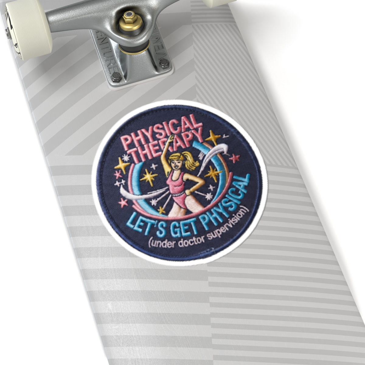 "Let's Get Physical" Sticker