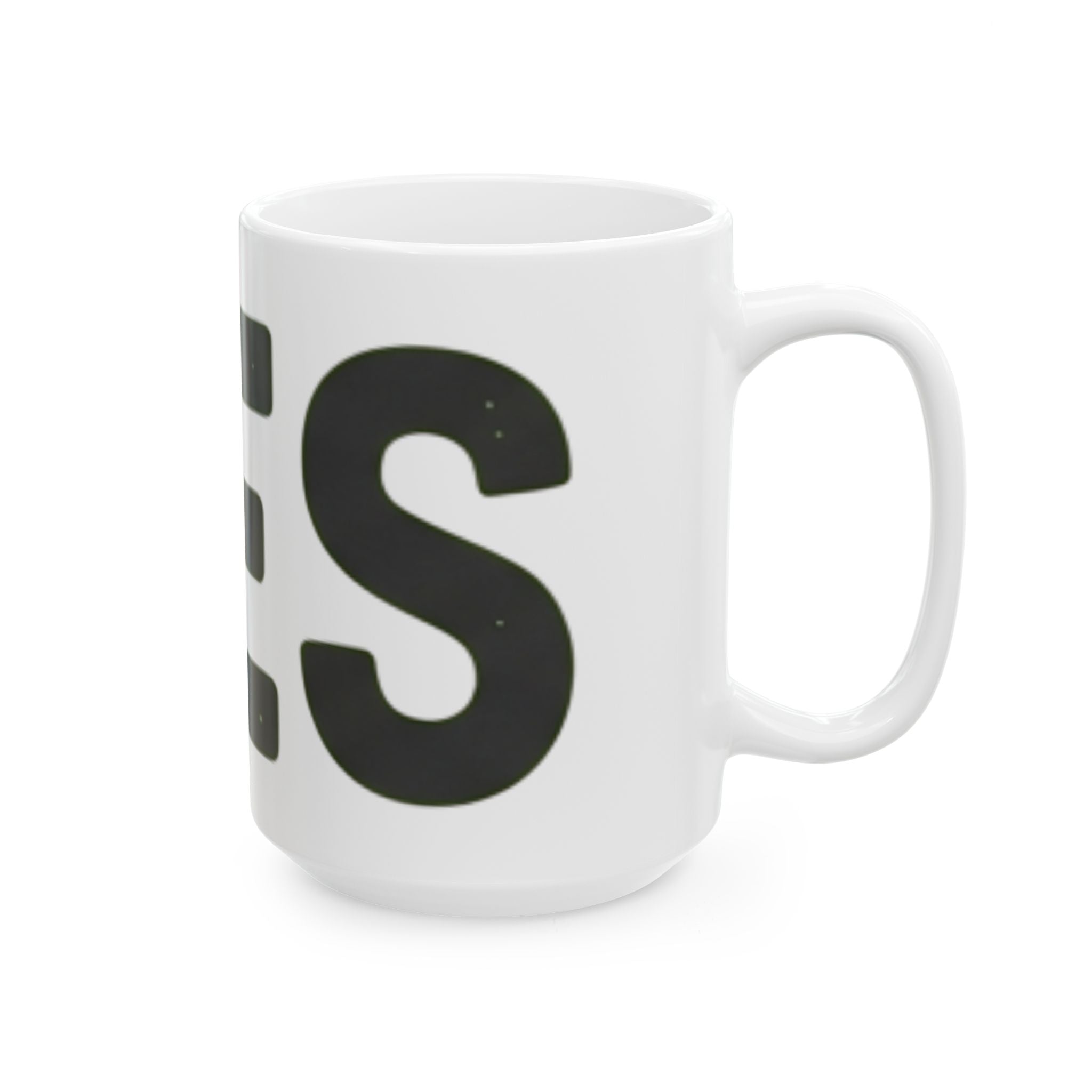 "Just Say Yes" White Ceramic Mug — Graphic