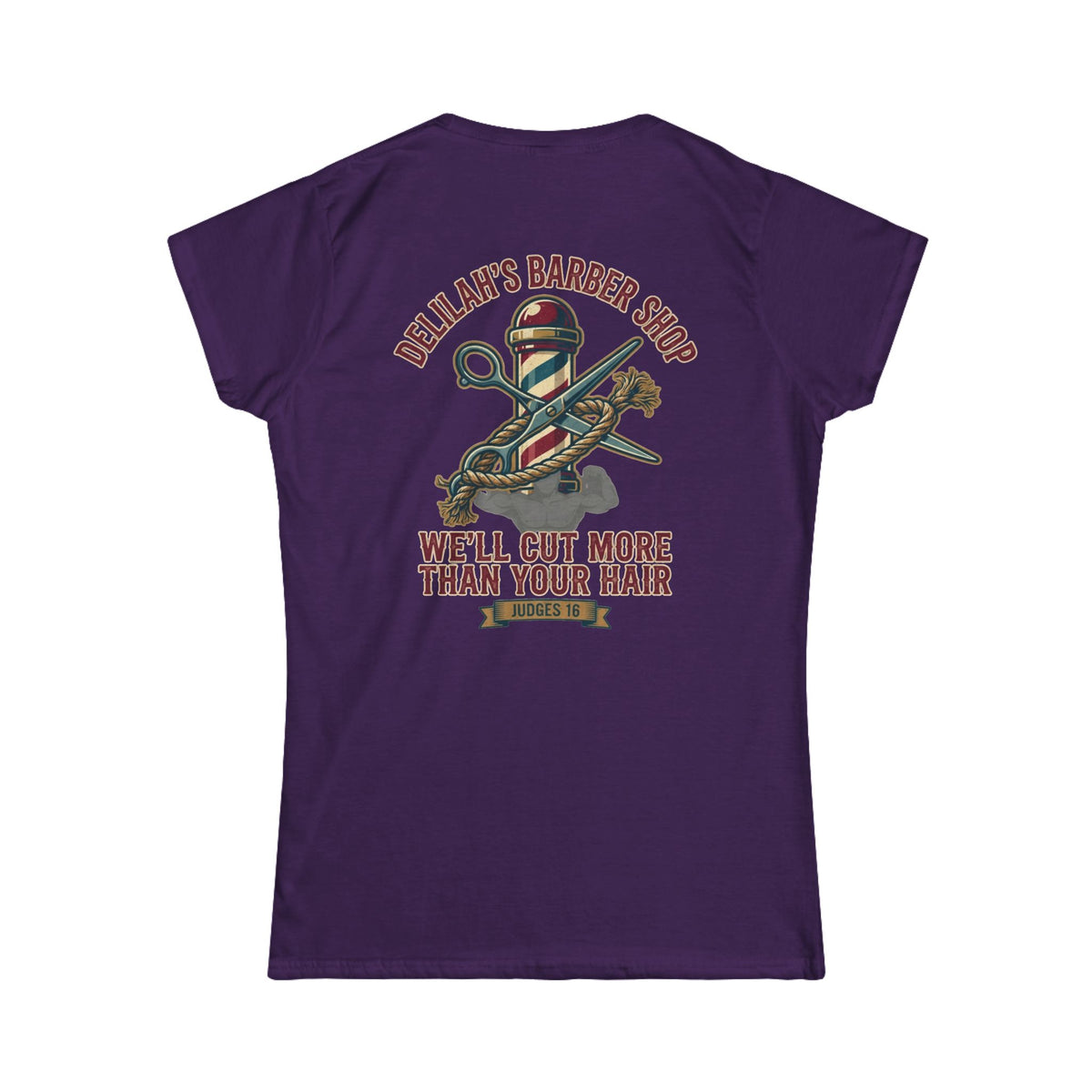 "Good Book Series Delilah's Barber Shop" Women's Tee