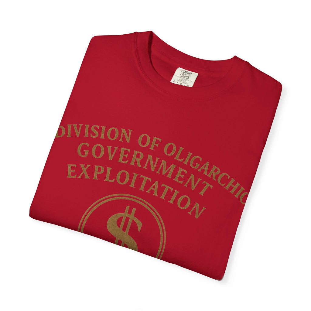 "DOGE—By the Elite, For the Elite" Unisex Garment-Dyed T-shirt