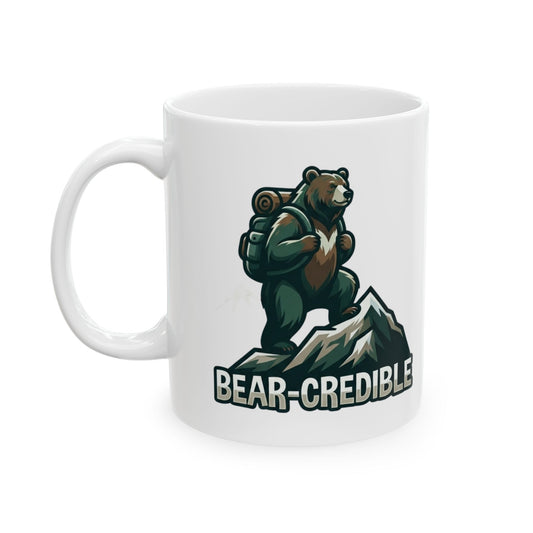 "Bear Credible" White Ceramic Mug