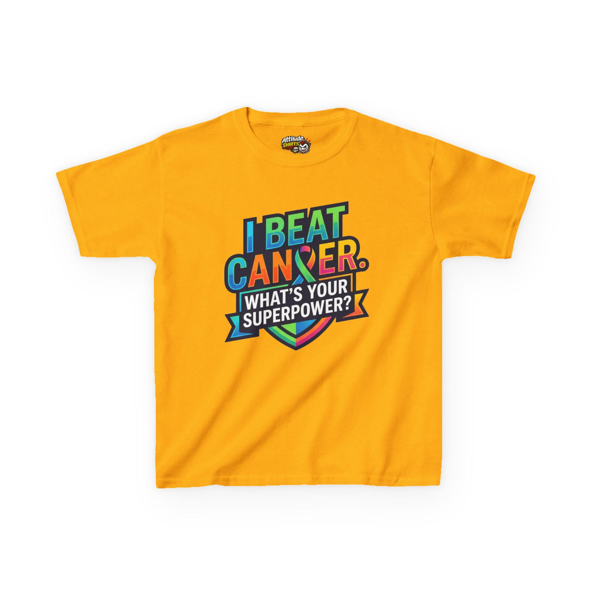 I Beat Cancer - What is Your Superpower Kids Tee