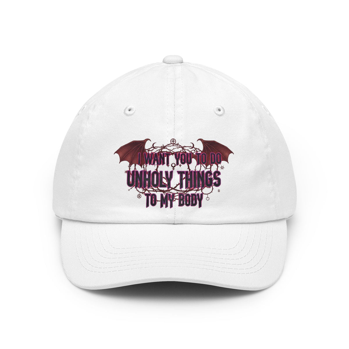 Color: White | Unholy Things Dad Hat