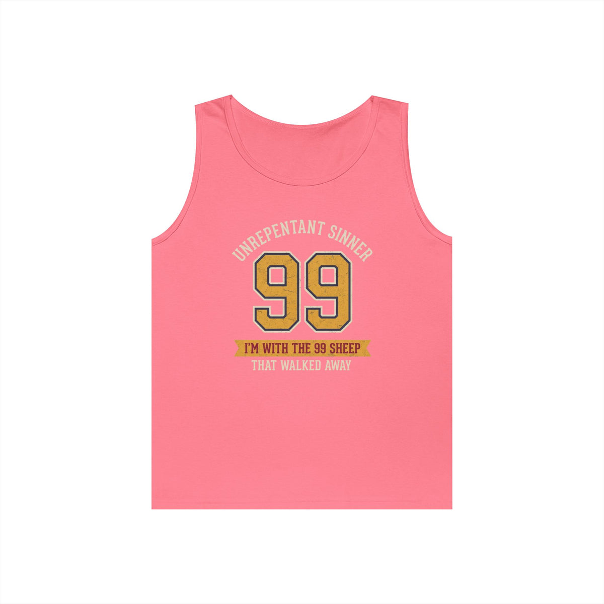 "Good Book Series 99 Unrepentant Sinner" Tank Top