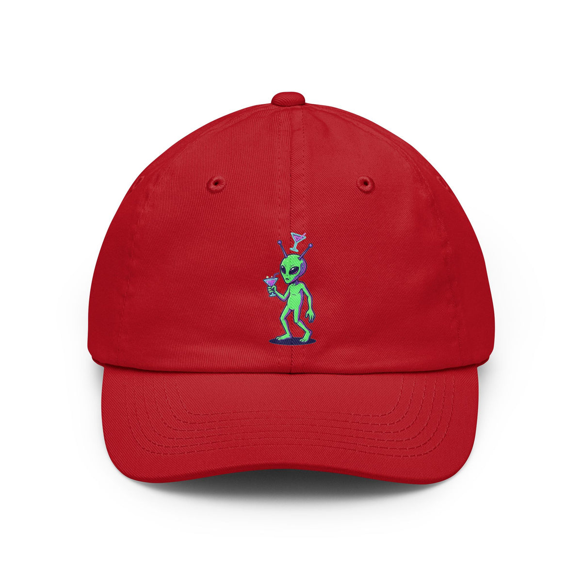 Color: Red | Drunk Alien Dad Hat
