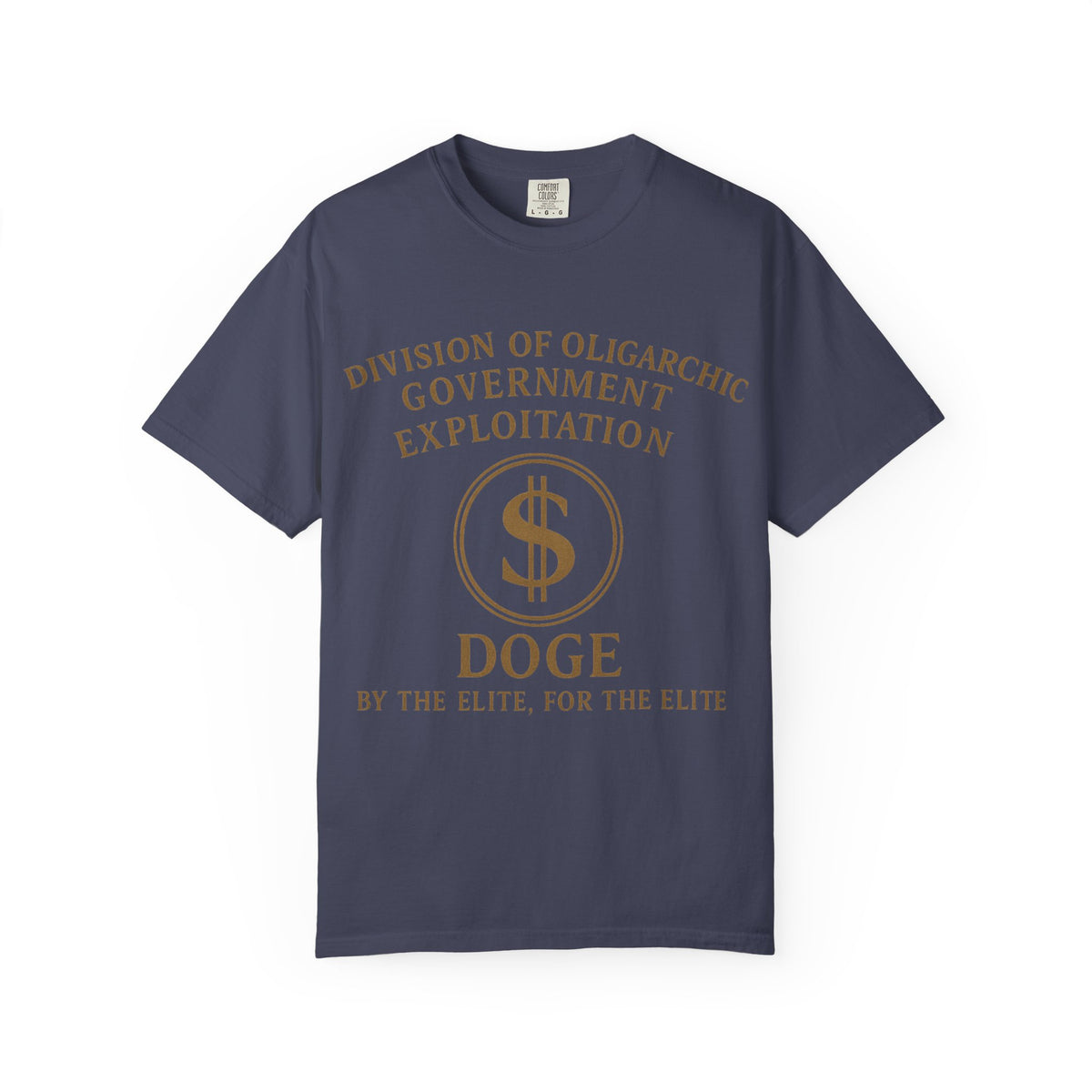 Color: Denim | DOGE—By the Elite, For the Elite Unisex Garment-Dyed T-shirt