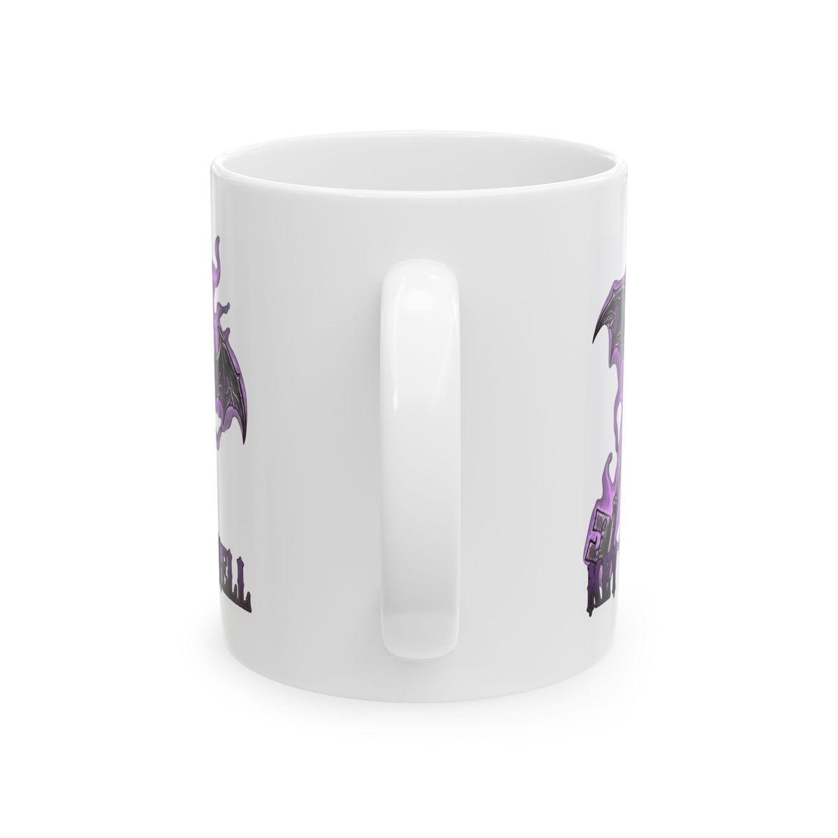 "Skeleton Key" White Ceramic Mug
