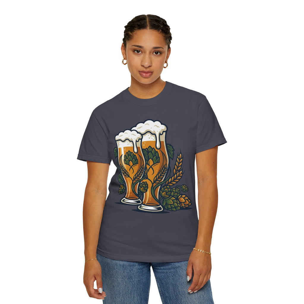 "Beer" Unisex Garment-Dyed Tee