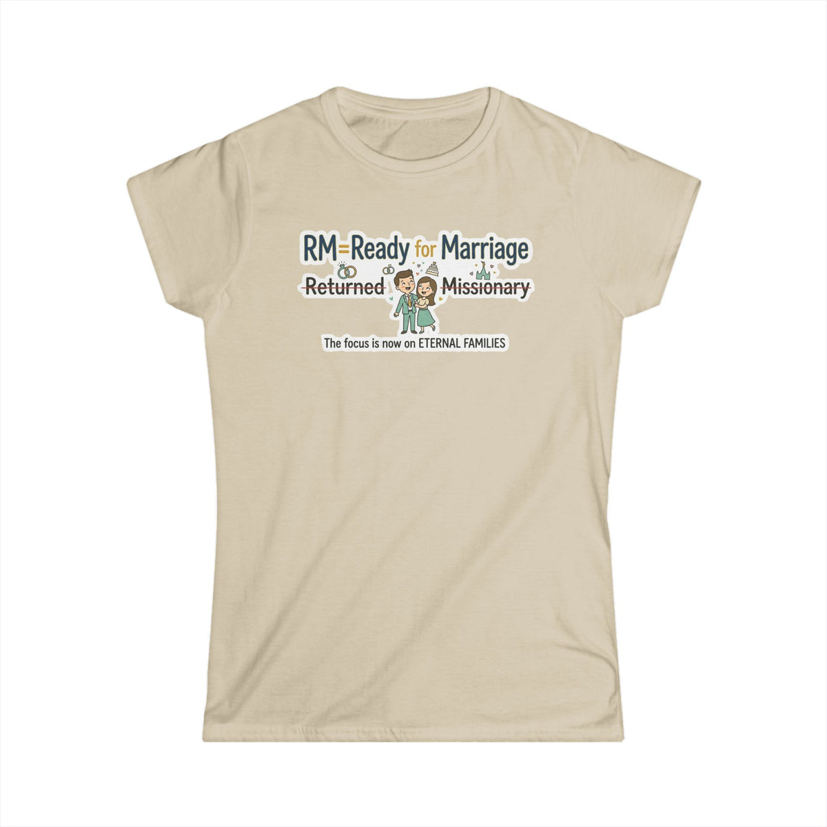 Color: Sand | RM: Ready for Marriage (Probably Not) | Women's Tee — AttitudeShirts