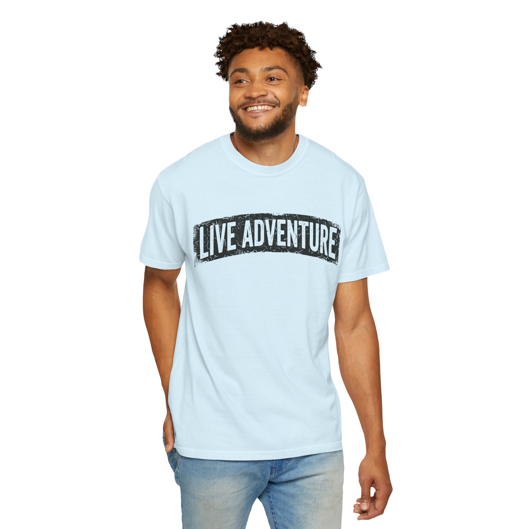 "Live Adventure" Unisex Garment-Dyed Tee