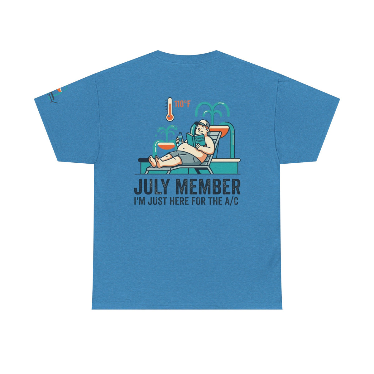 Color: Heather Sapphire | July Member Premium Graphic Tee