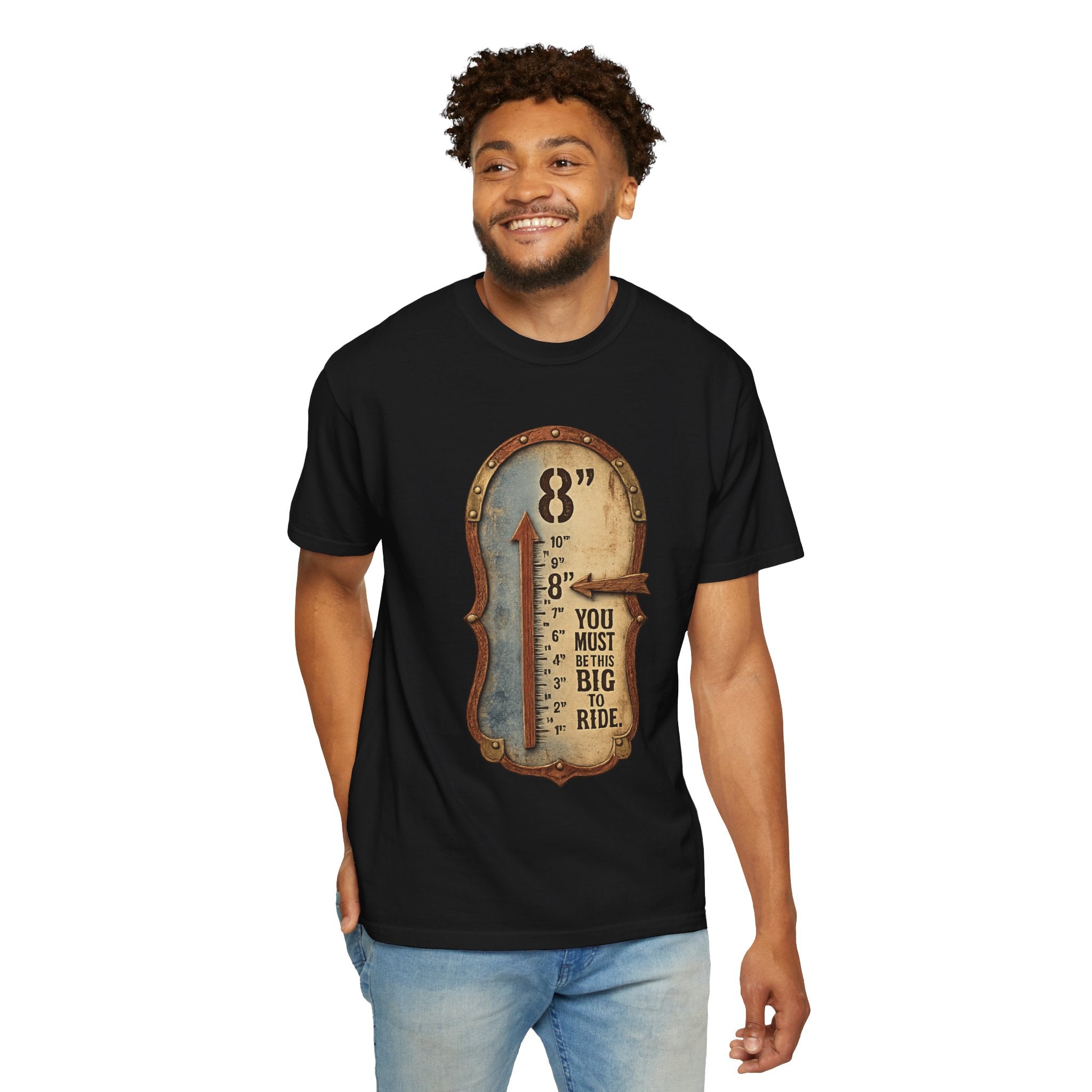 "This Big to Ride" Unisex Garment-Dyed T-shirt