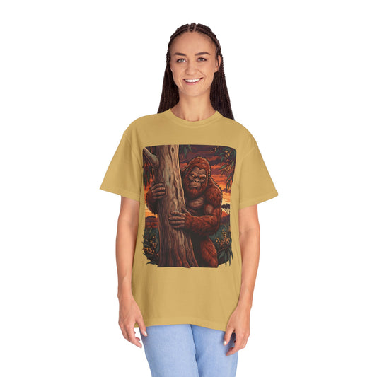 Color: Mustard | Yowie (Australian Folklore) Unisex Garment-Dyed Tee