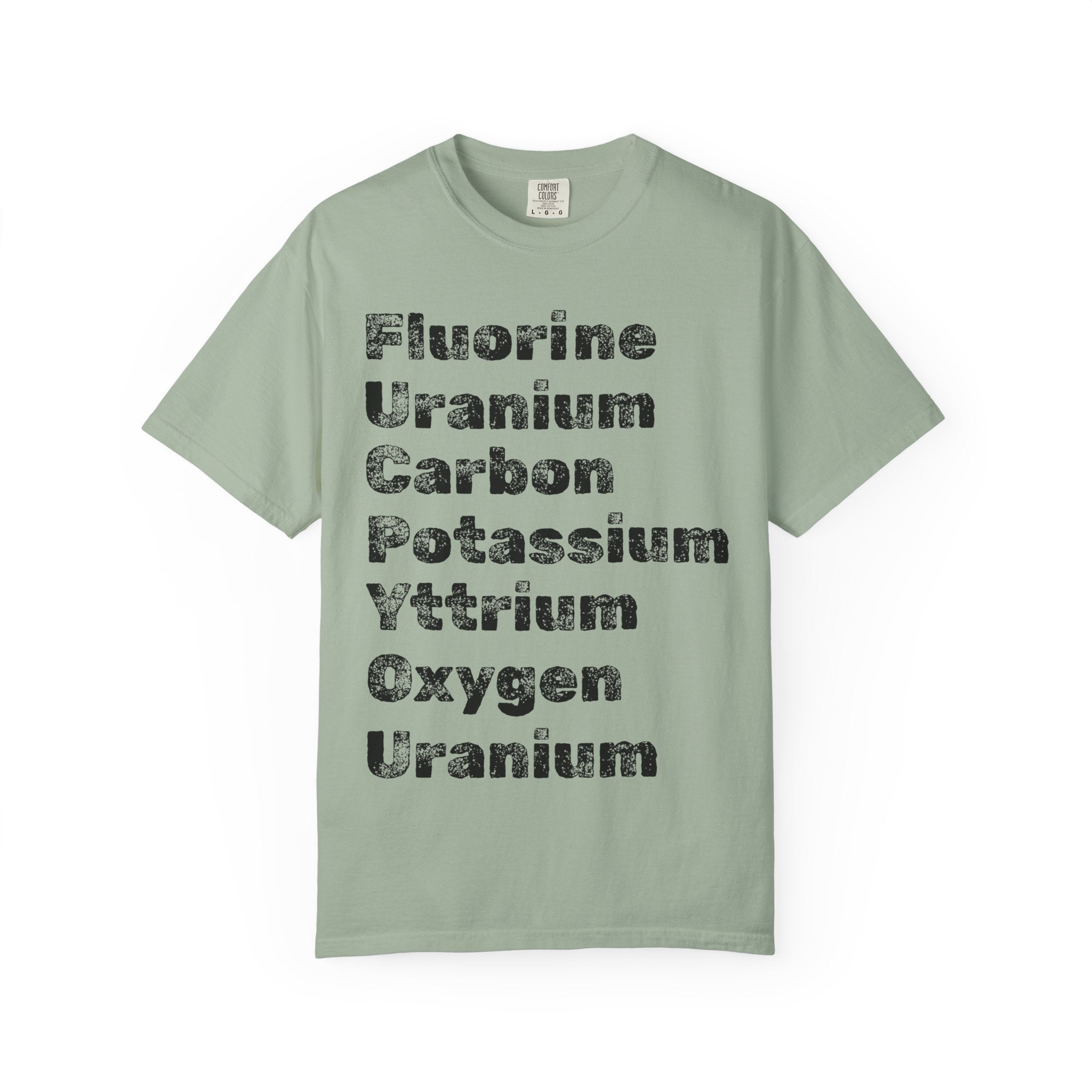 "Periodic Salt" Unisex Garment-Dyed T-shirt