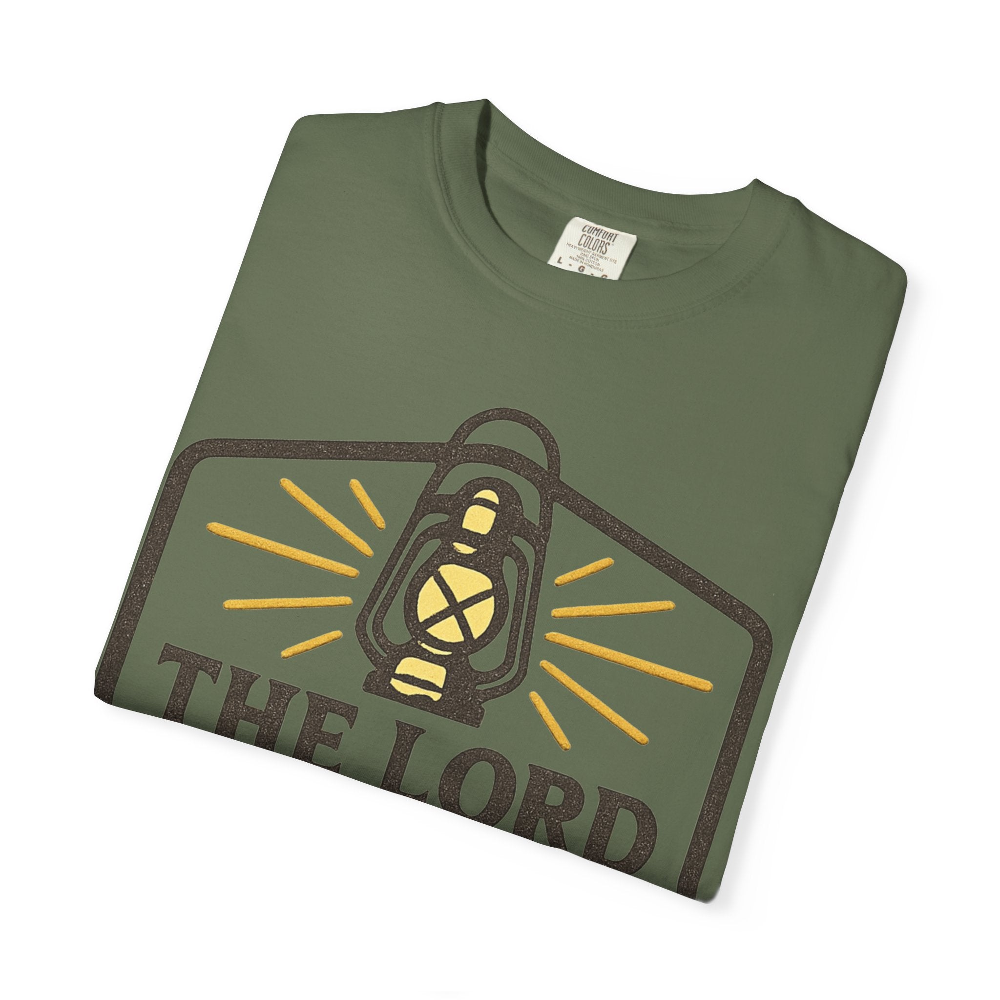 "The Lord is My Light" Unisex Garment-Dyed T-shirt