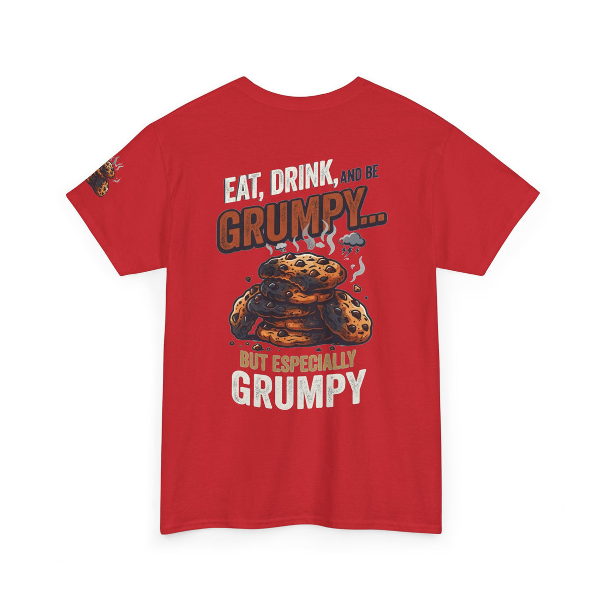 Eat Drink And Be Grumpy Premium Graphic Tee