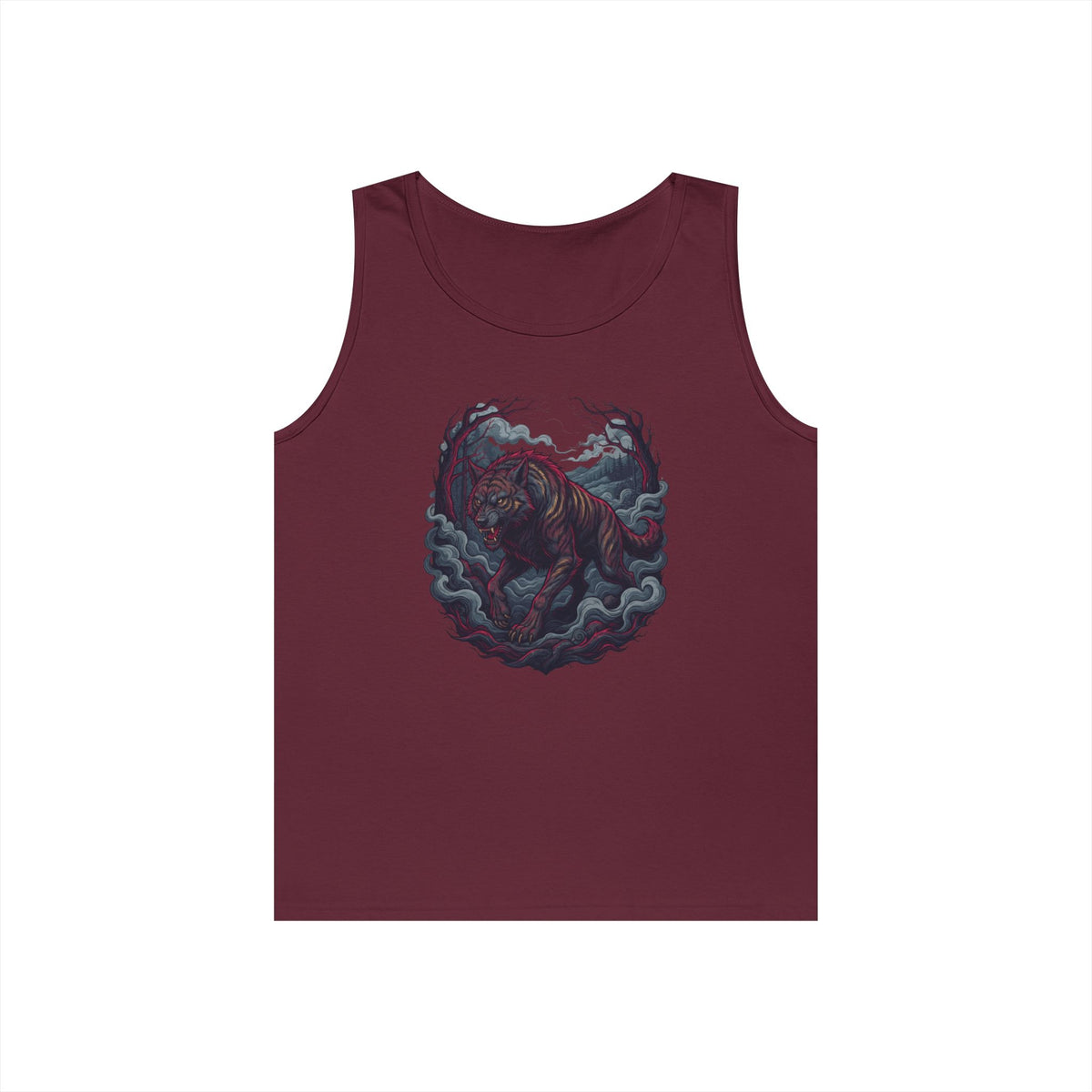 Color: Maroon | The Beast of Gévaudan (France) Tank Top