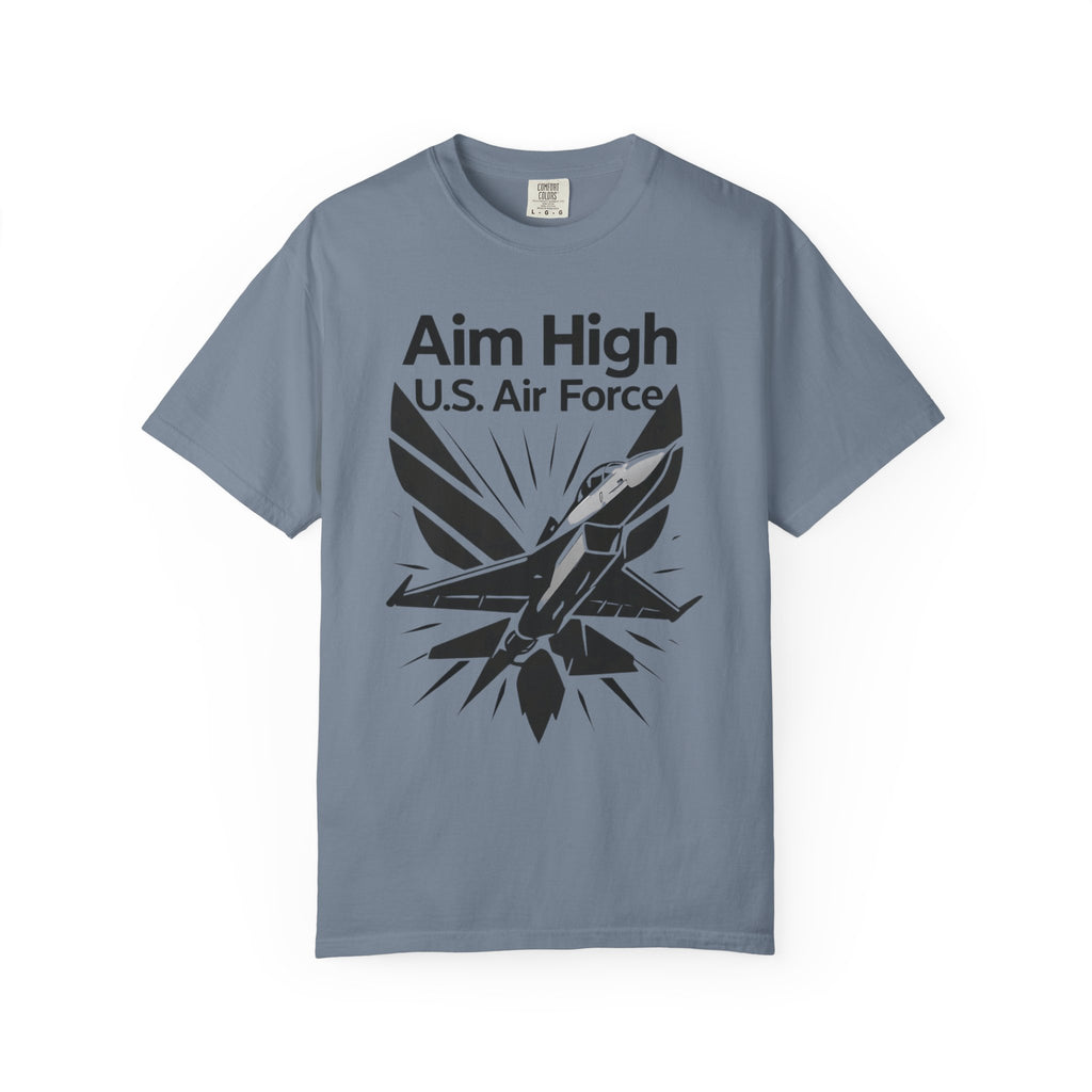 "Aim High" Unisex Garment-Dyed T-shirt