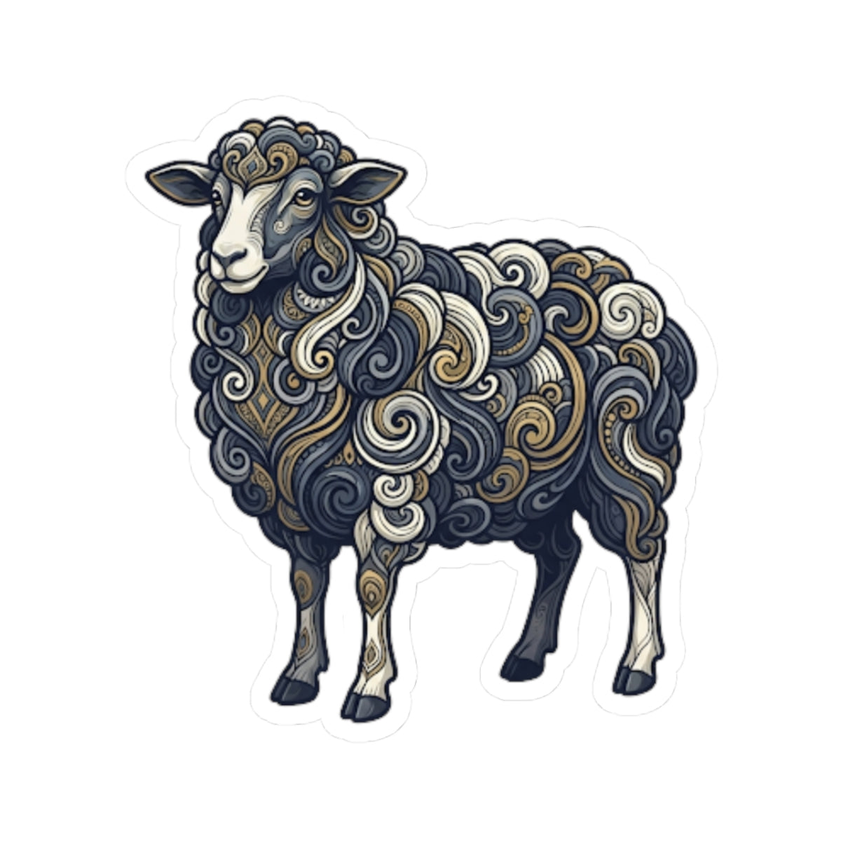 "Barnyard Sheep" Sticker — Main