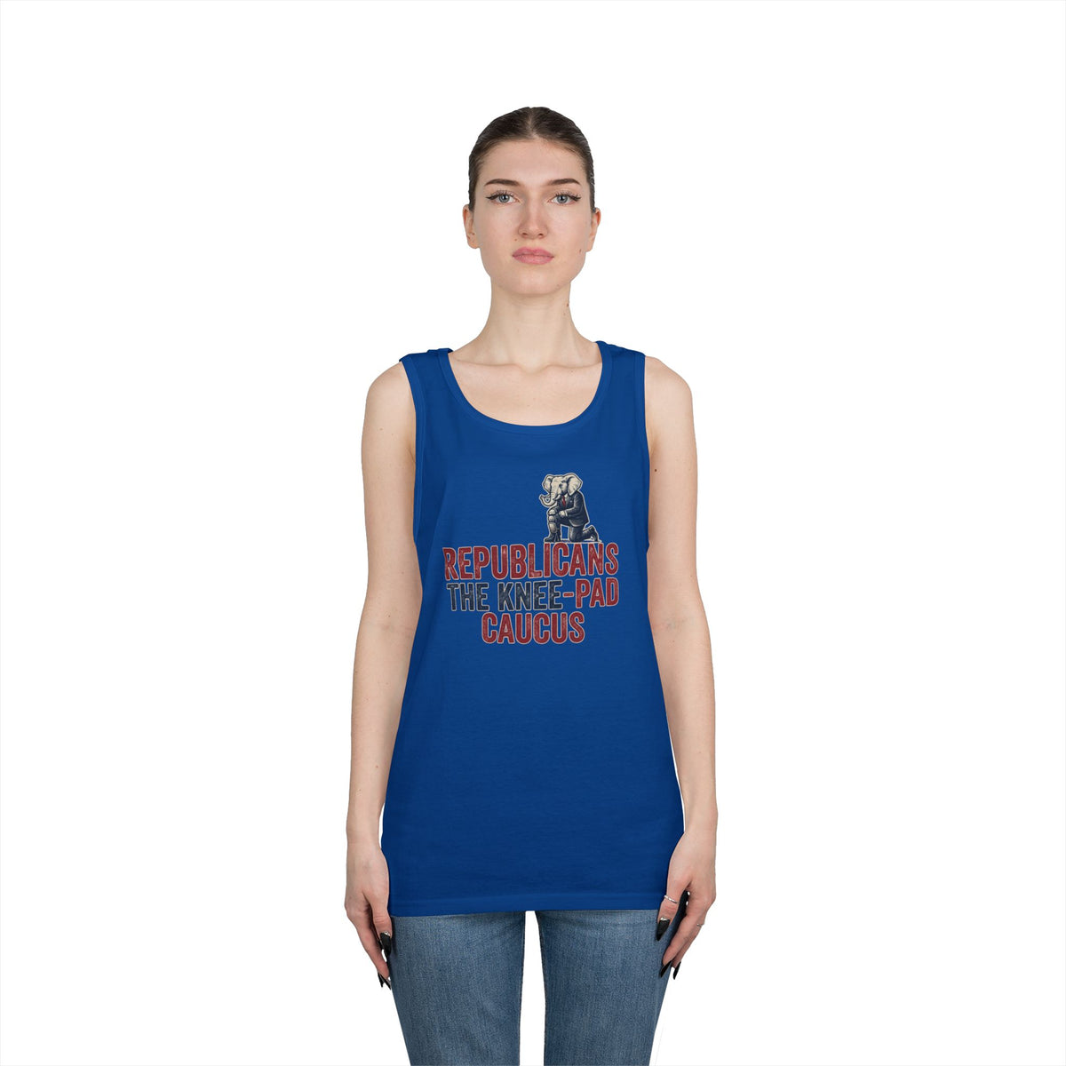 Color: Royal | The Knee Pad Caucus Tank Top