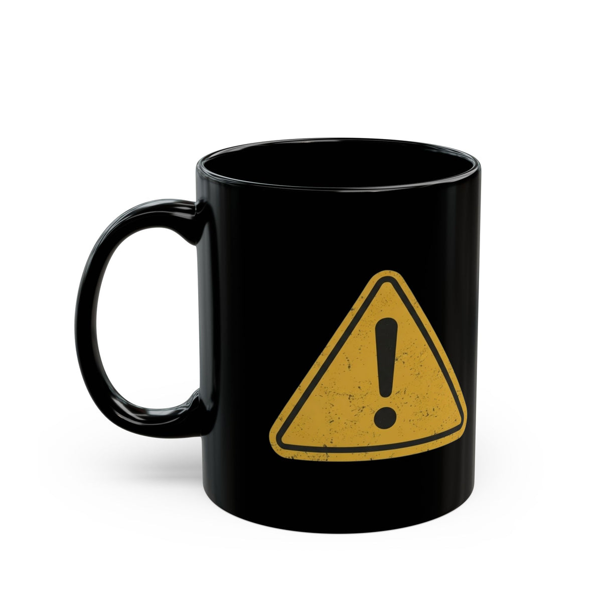 "Warning I am The Family Liability" Black Ceramic Mug — Graphic