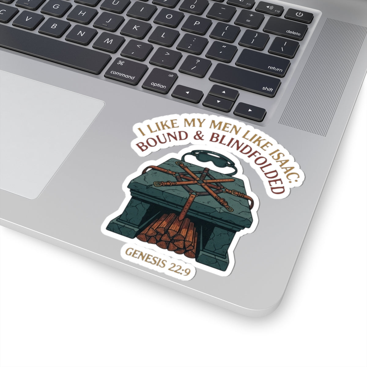 "Good Book Series Bound & Blindfolded" Sticker — Main