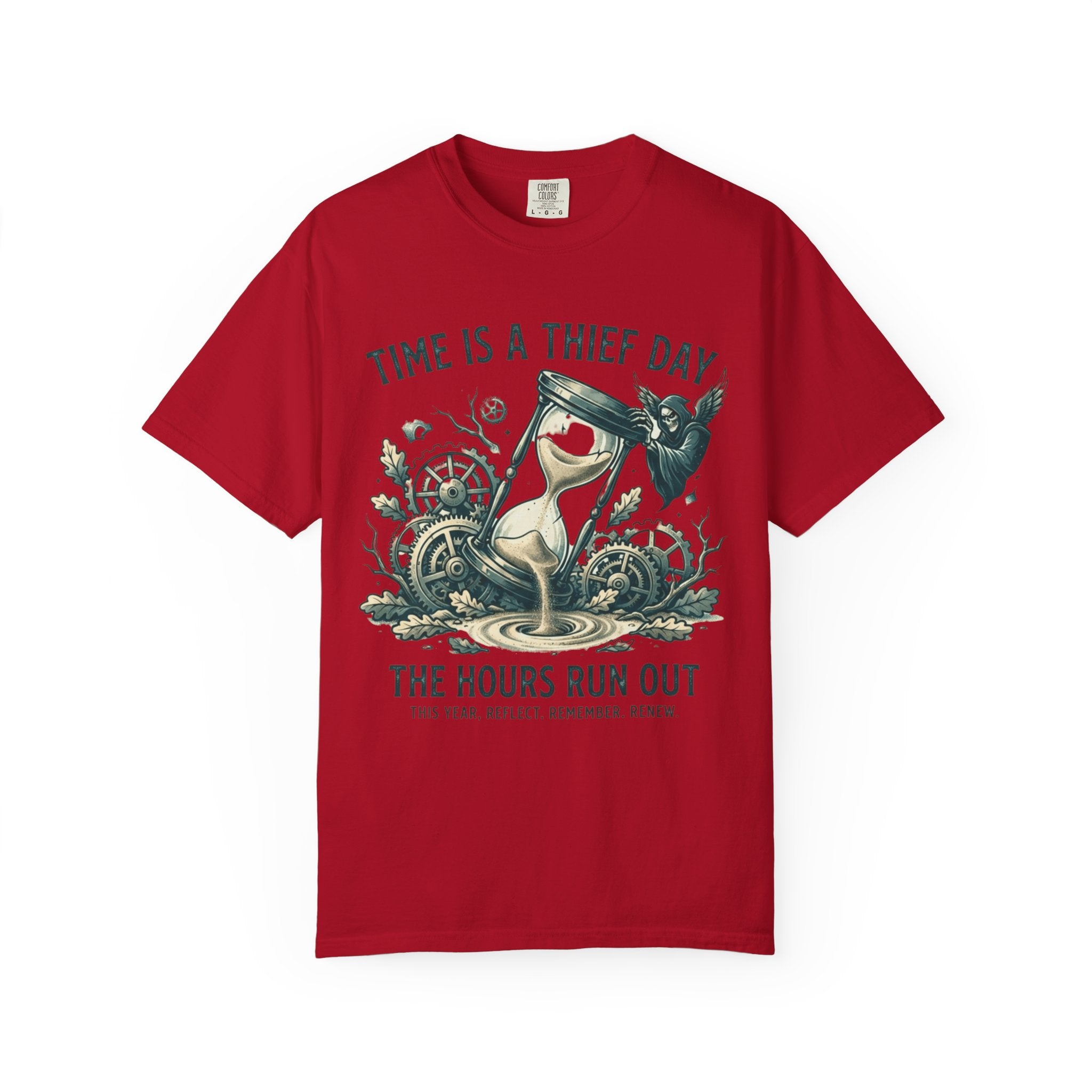 "Time is a Thief" Unisex Garment-Dyed Tee
