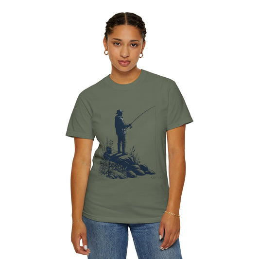 "Fishing" Unisex Garment-Dyed Tee