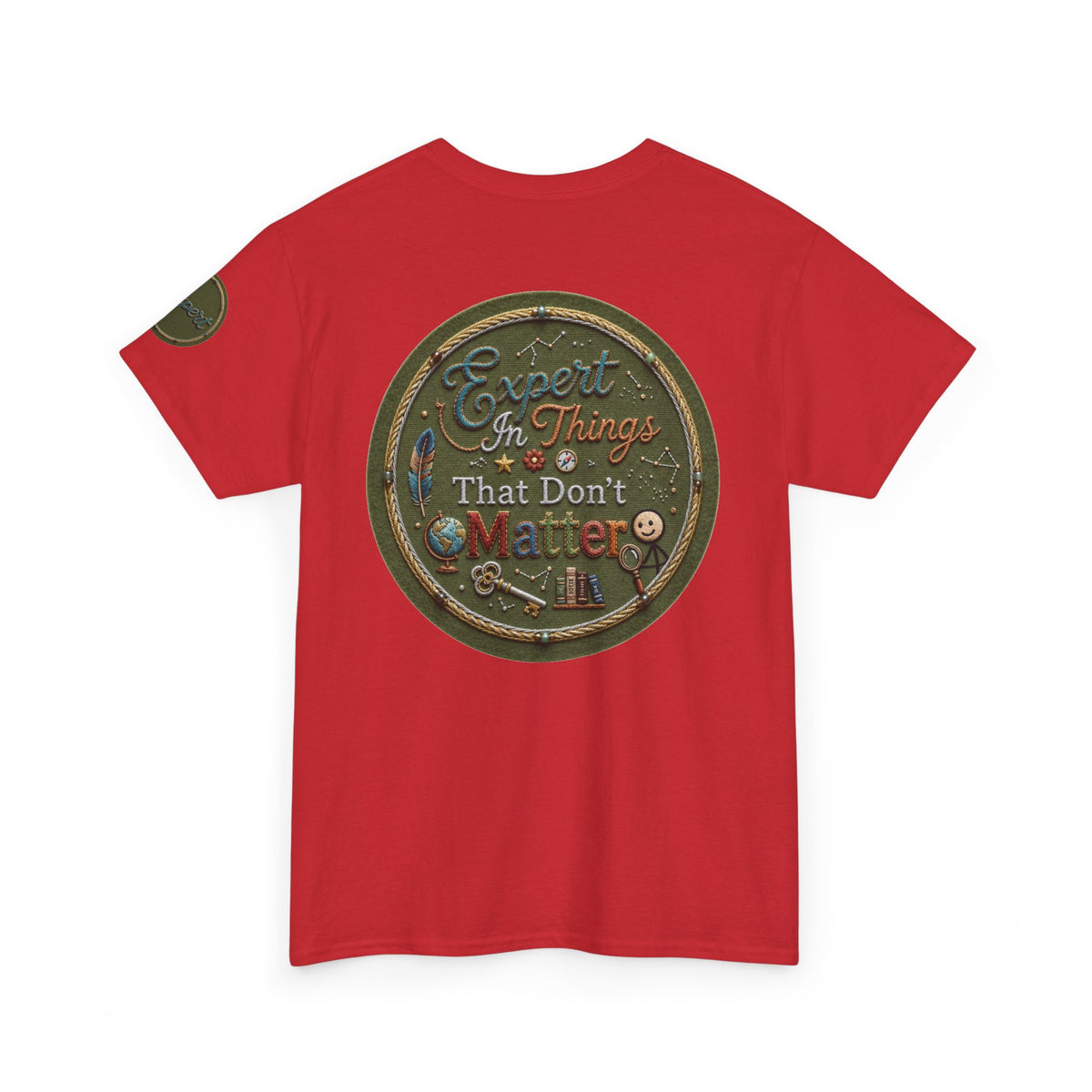 Color: Red | Expert In Things That Don't Matter Premium Graphic Tee