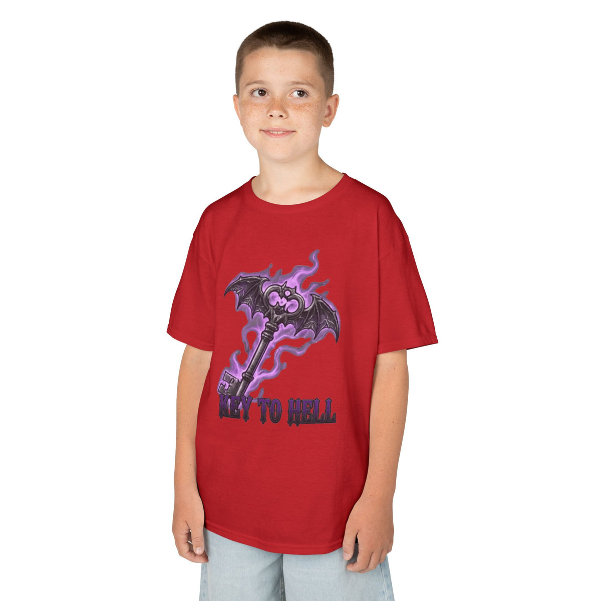 Color: Red | Skeleton Key Kids Tee