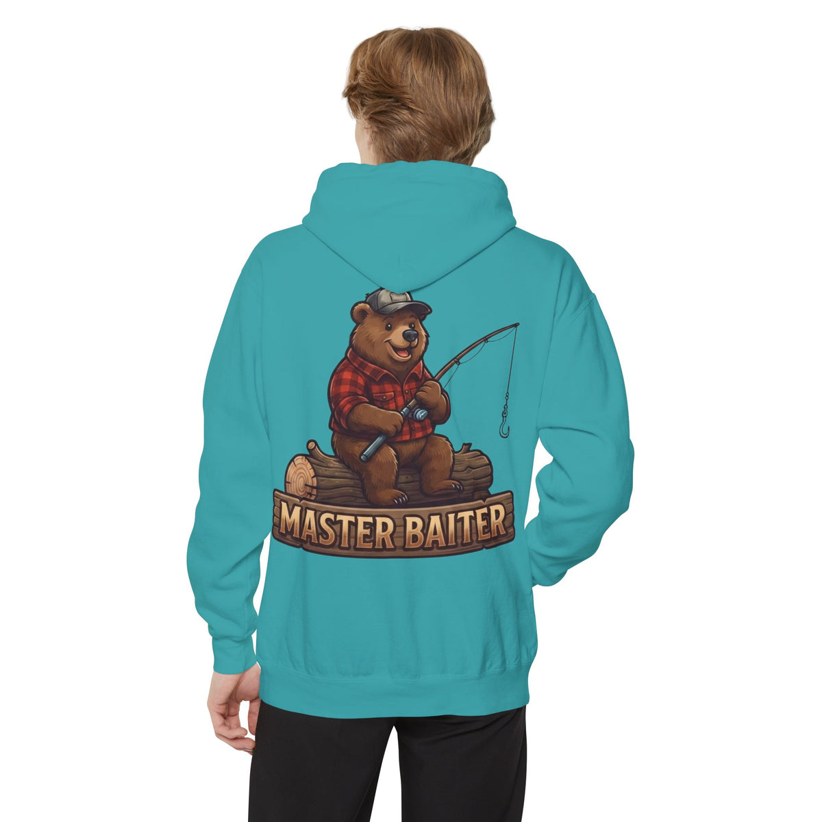 Color: Seafoam | Bear Master Baiter Garment-Dyed Hoodie