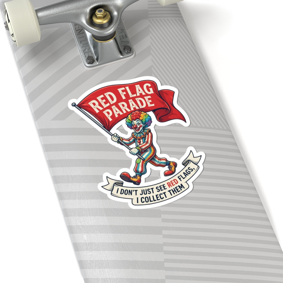 "Red Flag Parade" Sticker — Main