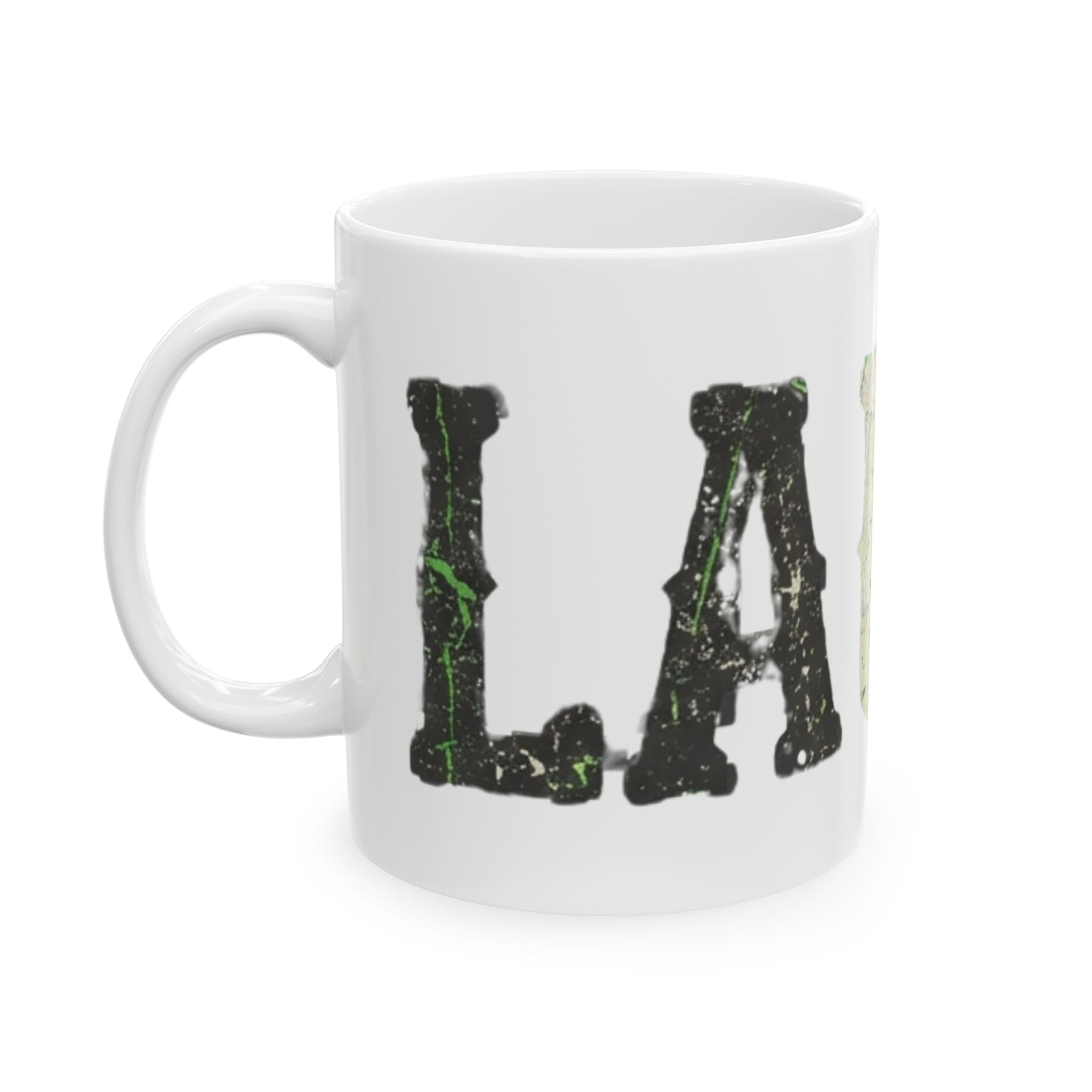 "Choose to Laugh" White Ceramic Mug — Graphic