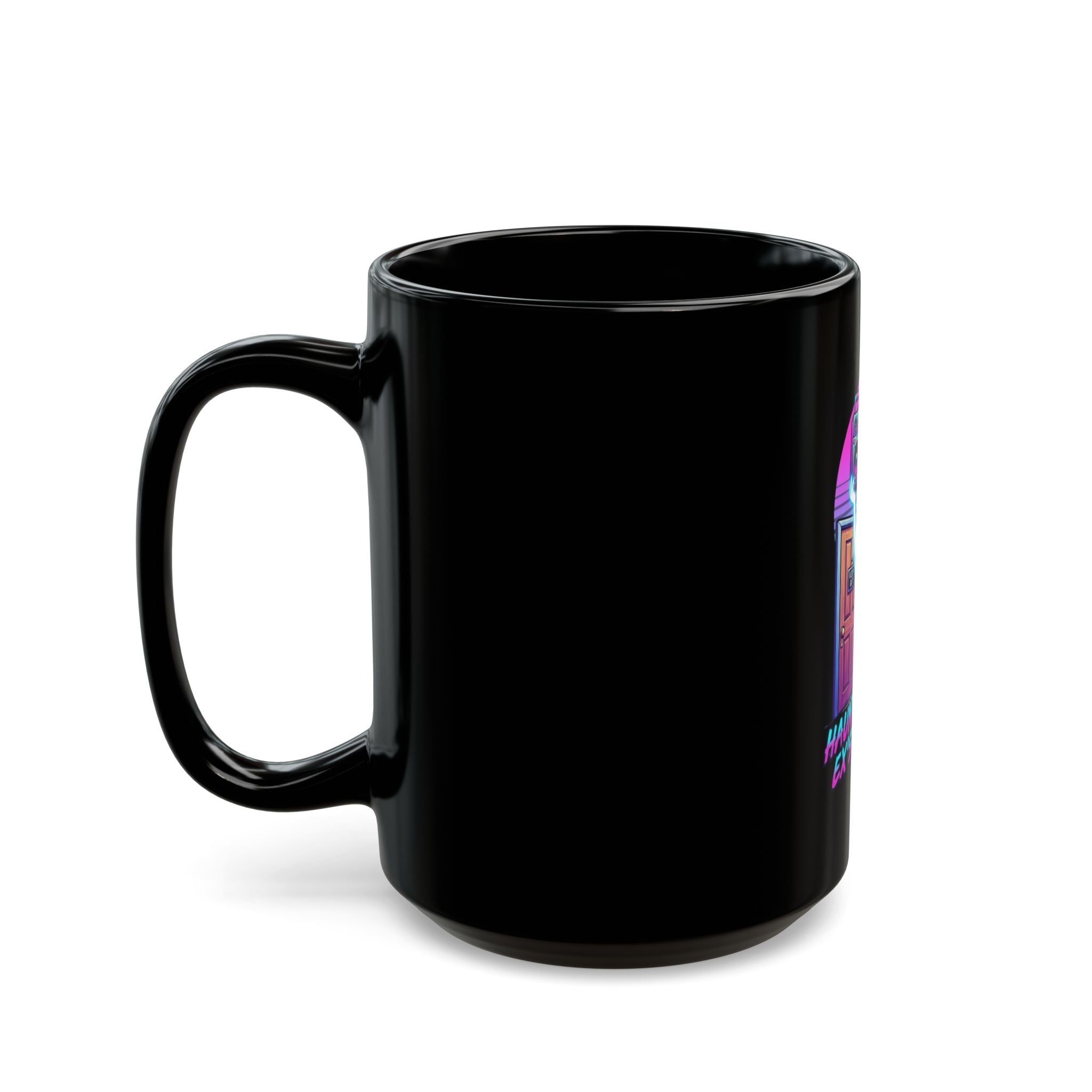 "Haunting Your Ex's Dreams" Black Ceramic Mug