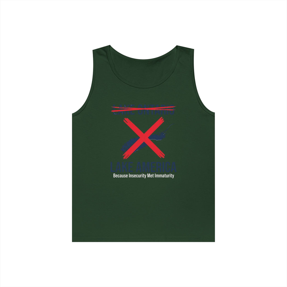 Color: Forest Green | Lake America Tank Top