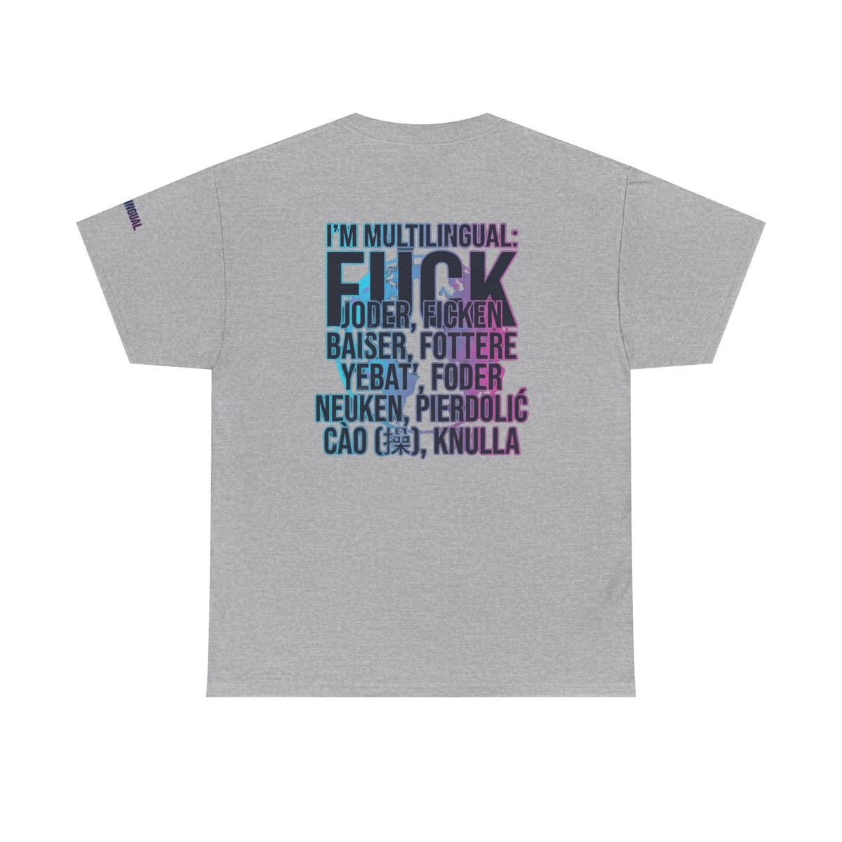 Color: Sport Grey | I'm Multilingual Premium Graphic Tee