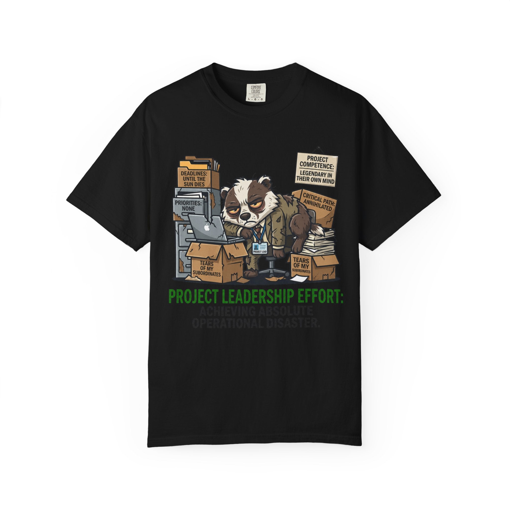 "Project Leader" Unisex Garment-Dyed Tee