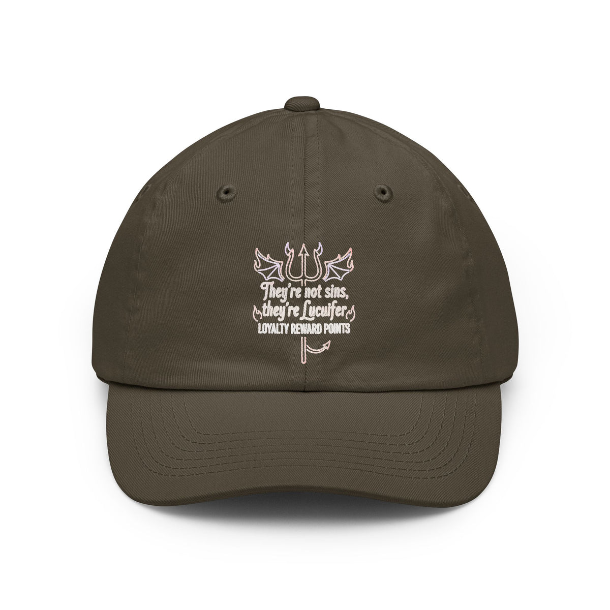 Color: Olive | Lucifer Loyalty Dad Hat