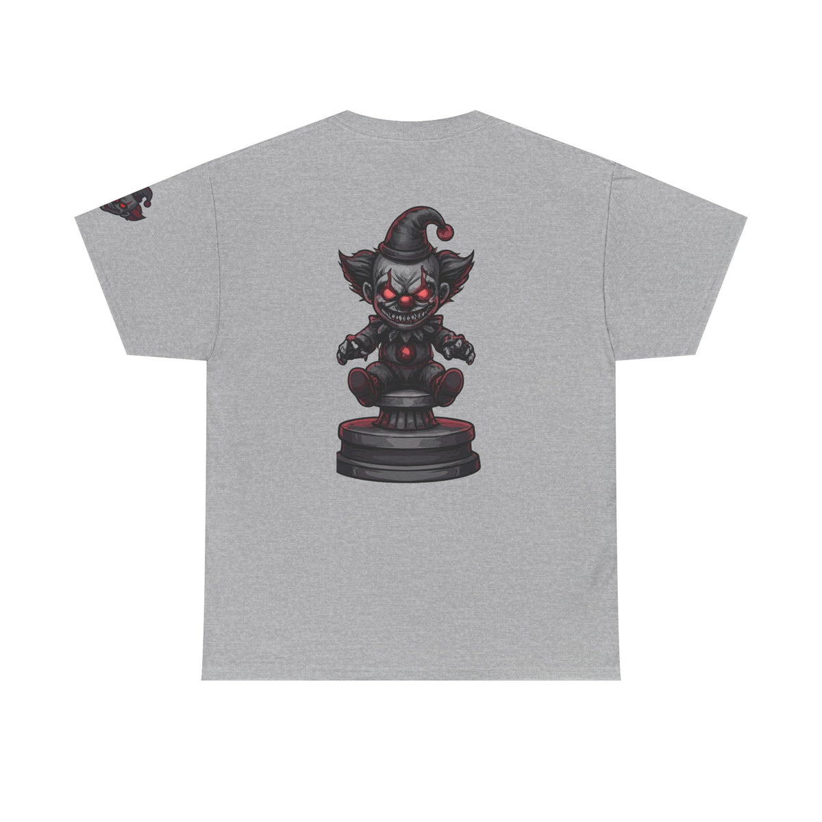 Color: Sport Grey | Nightmare Clown Premium Graphic Tee