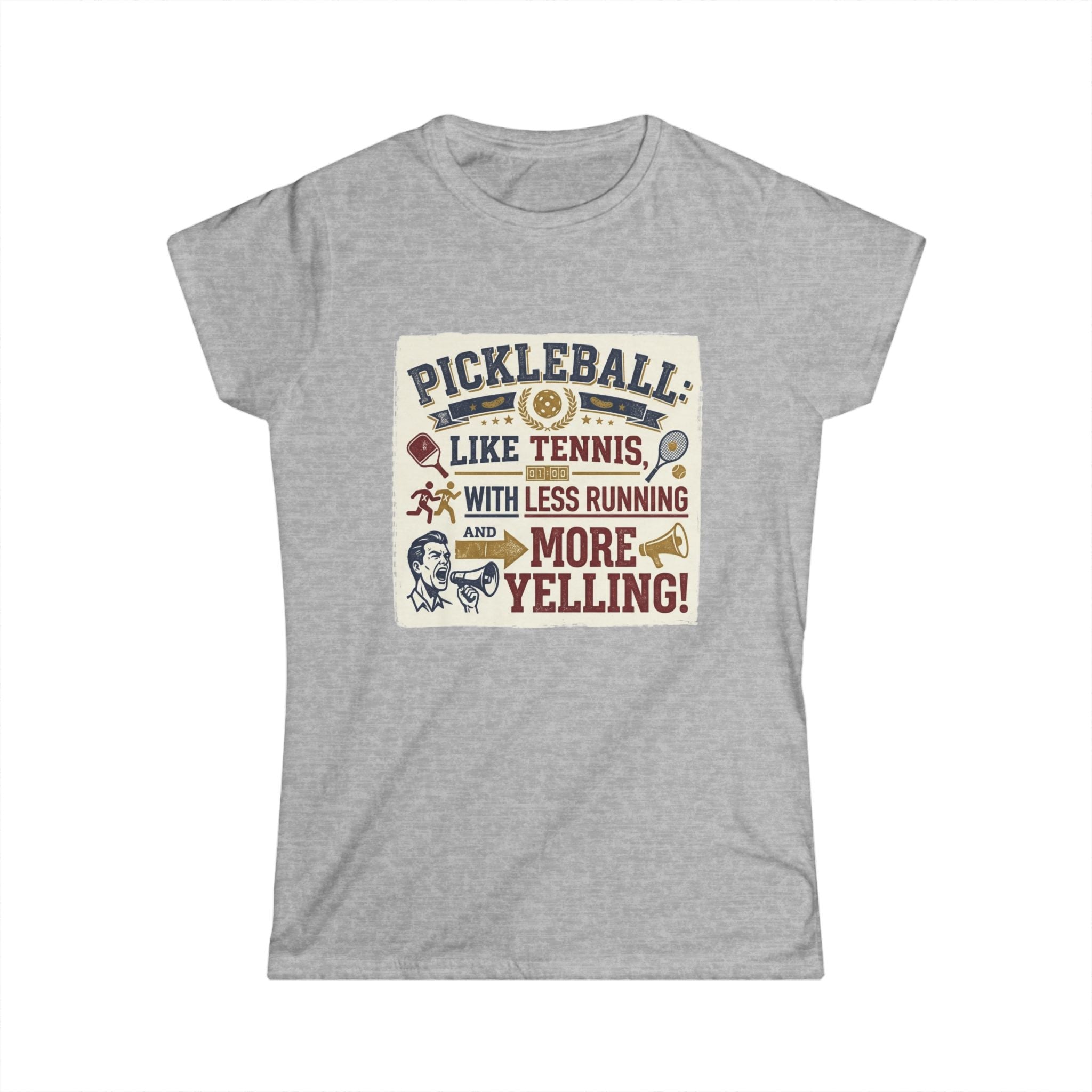 Pickleball: Tennis for People Who Gave Up | Women's Tee — AttitudeShirts