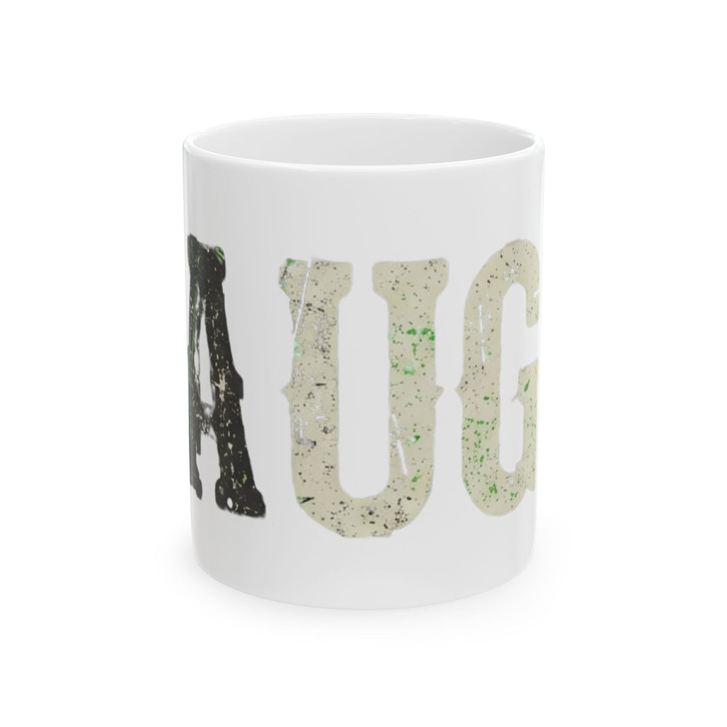 "Choose to Laugh" White Ceramic Mug — Graphic