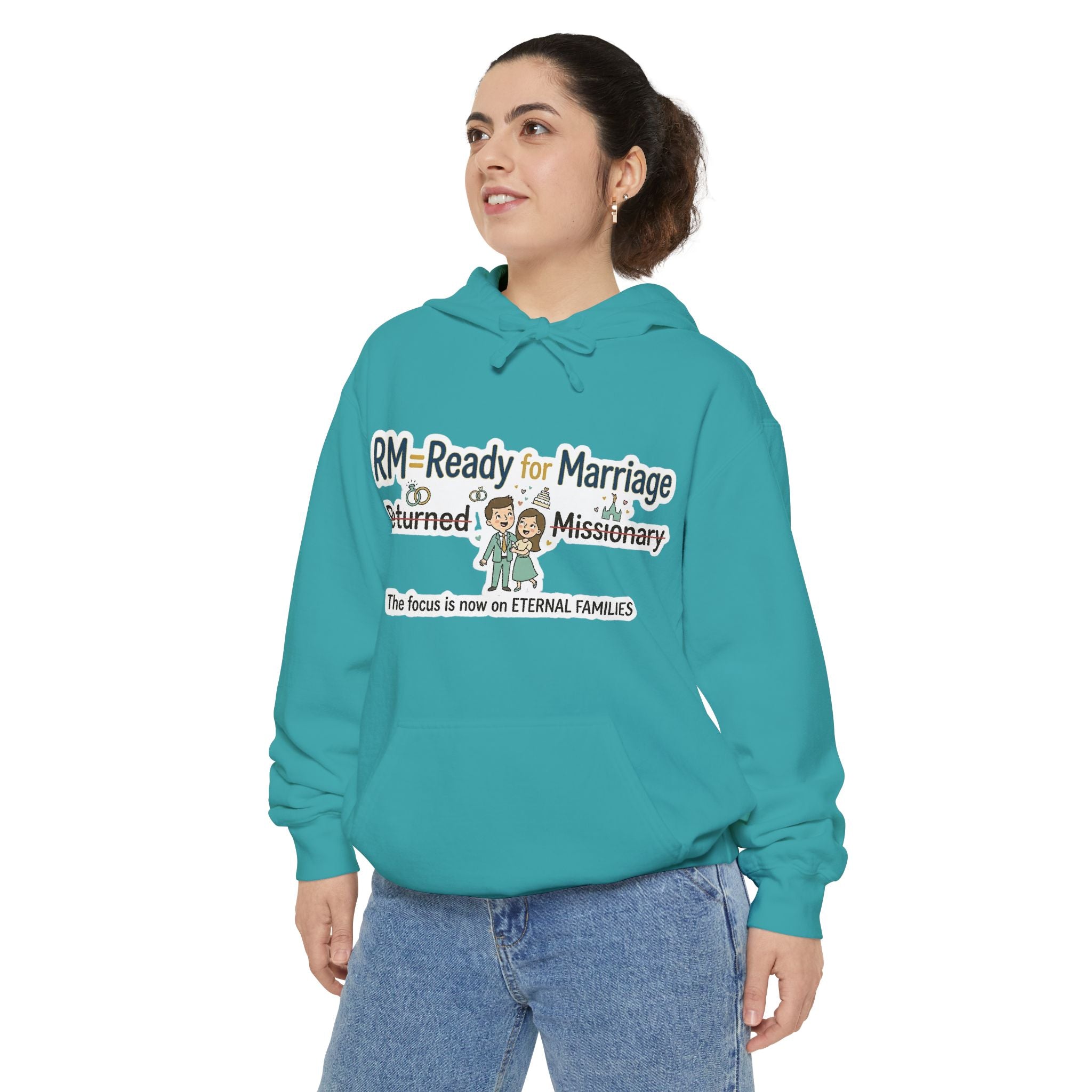 RM: Ready for Marriage (Probably Not) | Garment-Dyed Hoodie — AttitudeShirts