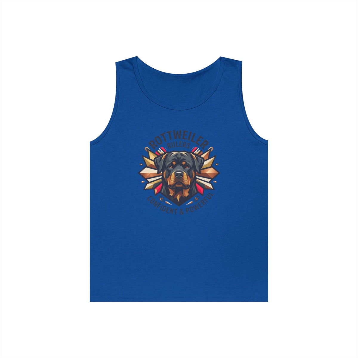 "Rottweiler Rulers Confident Powerful" Tank Top