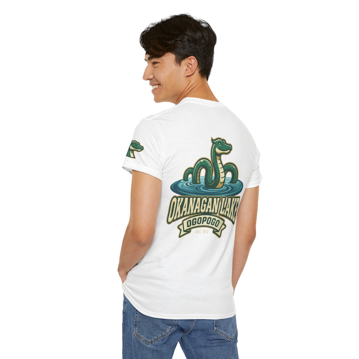 Color: White | Ogopogo (Canada) Premium Graphic Tee